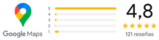 Opiniones de nuestra Clínica Estética en Google Maps